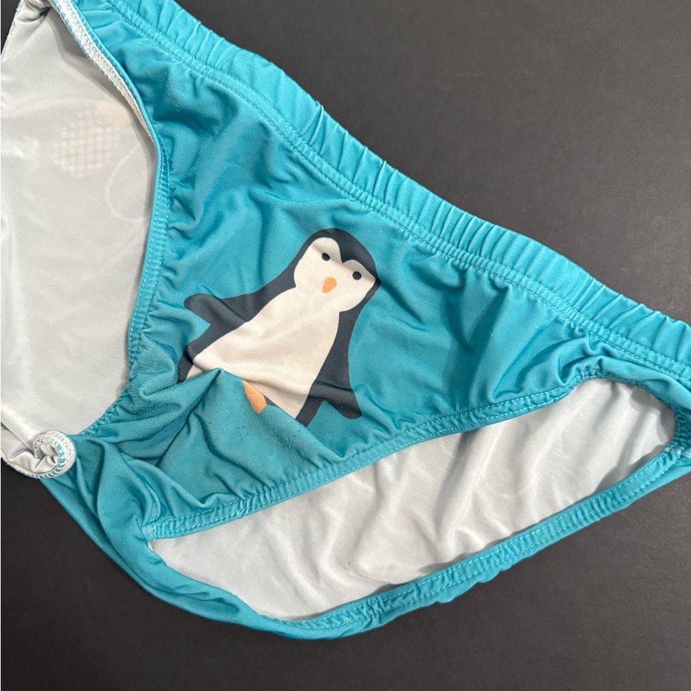 Blue Penguin Swim Bottoms